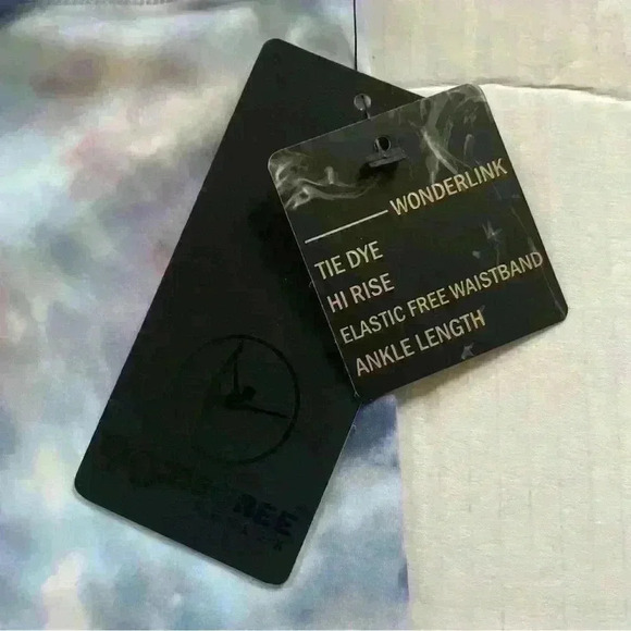 90 Degree Tie Dye High Rise Ankle Length Sky Berry Size S - Picture 3 of 4